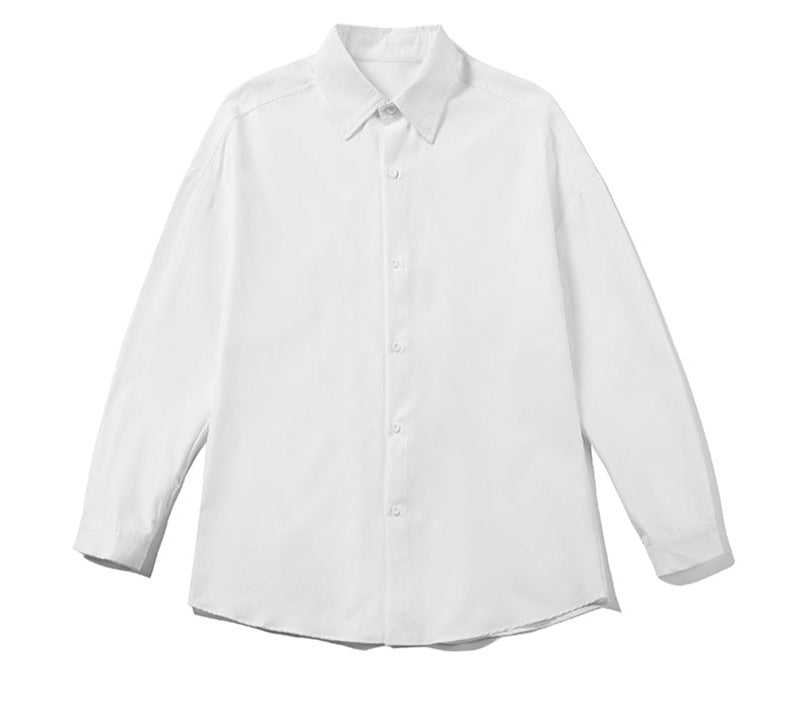 Long Sleeve Button Up - Oversized Korean Style